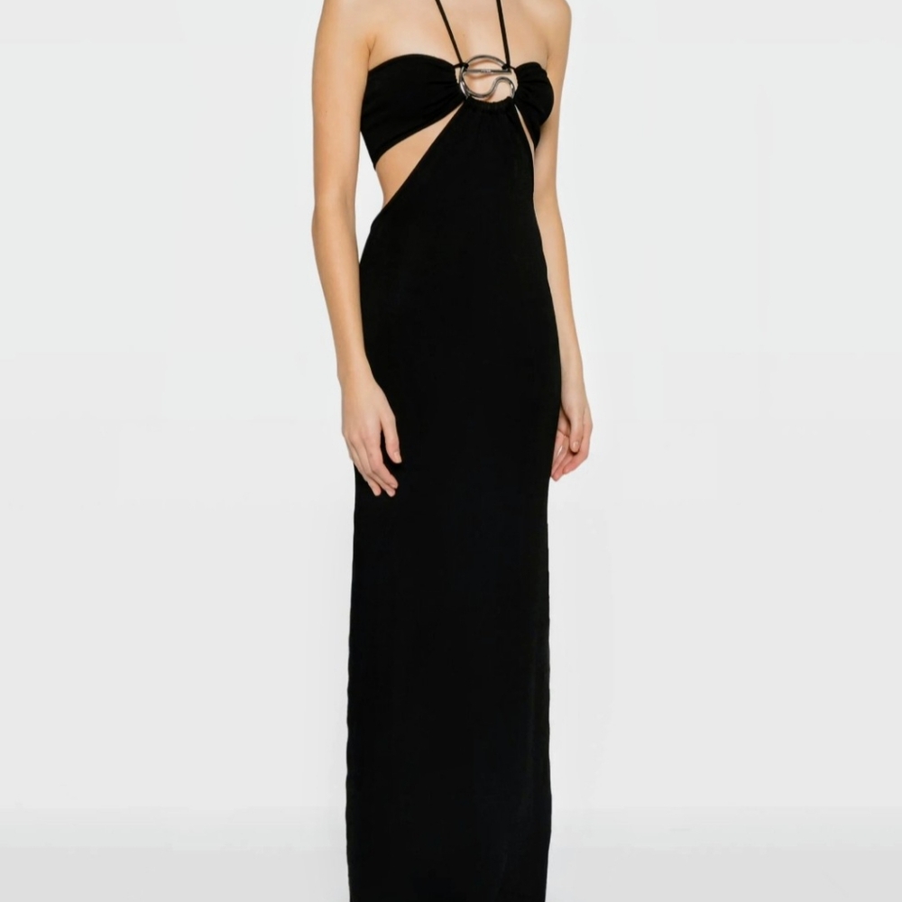 Coperni Black Maxi Dress
